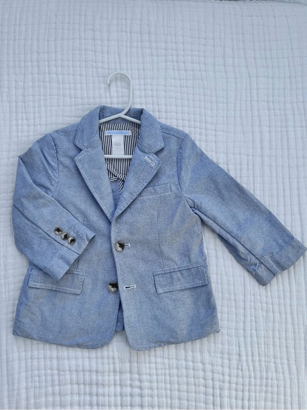 2T boys blazer & dress shirt bundle / Janie and Jack & Lands’ End